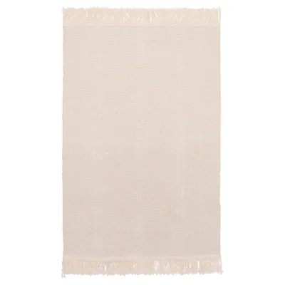 SORTSO Rug, flatwoven, unbleached 55x85 cm, 50418519