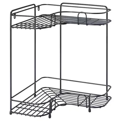 BUTORP Storage unit, black 27x27x36 cm, 50425379