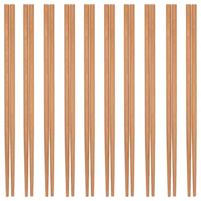 MEDHJALPARE Chopsticks 10 pairs, bamboo, 50429438