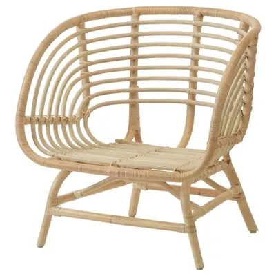 BUSKBO Armchair, rattan, 50442963