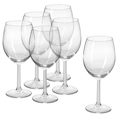 SVALKA wine glass, clear glass, 44 cl, 50473025