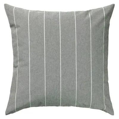 MILDRUN cushion cover, grey/striped, 50x50 cm, 50474727