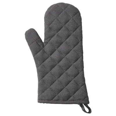 RINNIG Oven glove, grey, 50476364