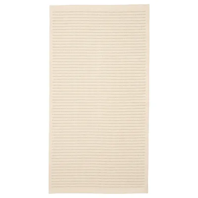 STARREKLINTE Rug, flatwoven, natural/light green, 80x150 cm, 50507916