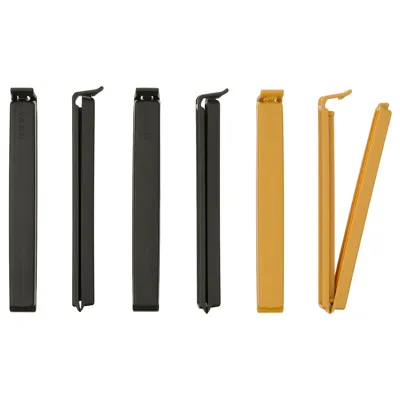 BEVARA Sealing clip, anthracite/dark yellow, 50524181