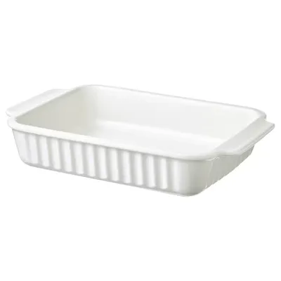 POETISK Oven dish, off-white, 34x23 cm, 00513868