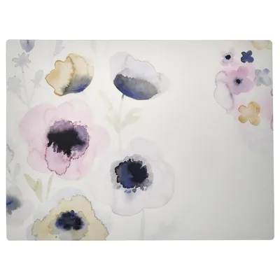 SOMMARFLOX place mat, patterned flower/multicolour, 00549438