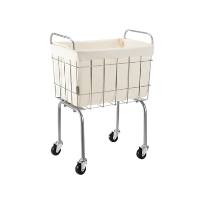 Laundry Basket Fabric Cover, Beige, 40*25.5*30Cm 4589767246105
