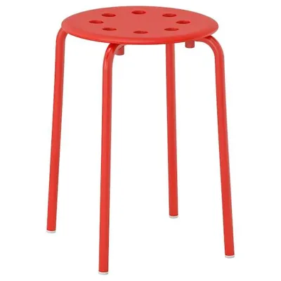 MARIUS Stool, red 45 cm, 60246198
