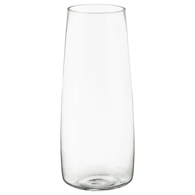 BERAKNA Vase, clear glass, 45 cm, 60327948