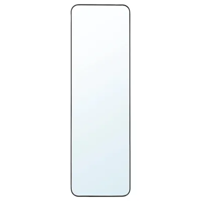 LINDBYN Mirror, black 40x130 cm, 60458618