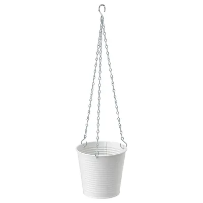 CASHEWAPPLE Hanging planter, in/outdoor white 12 cm, 60468354