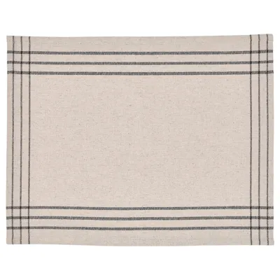 VARARV Place mat, dark grey/natural, 35x45 cm, 60545852