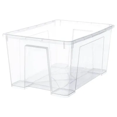 SAMLA box 56x39x28 cm/45 L transparent, 70180941