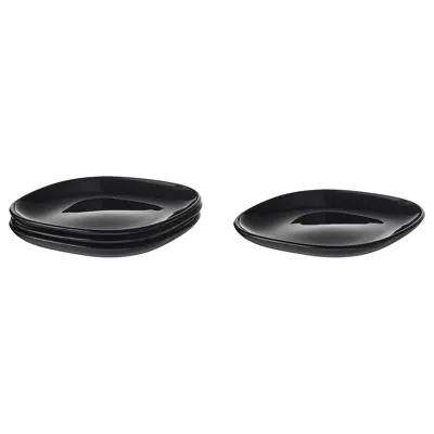 BACKIG side plate, black, 18x18 cm, 70439083
