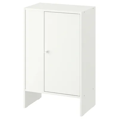 BAGGEBO Cabinet with door, white 50x30x80 cm, 70483882