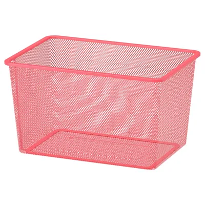 TROFAST Mesh storage box, light red, 42x30x23 cm, 70518457