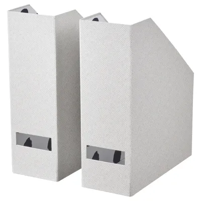 TJENA Magazine file, white/beige, 70526056