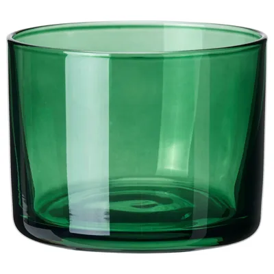 BUSKBJORK candle holder, dark green, 6 cm, 70563124