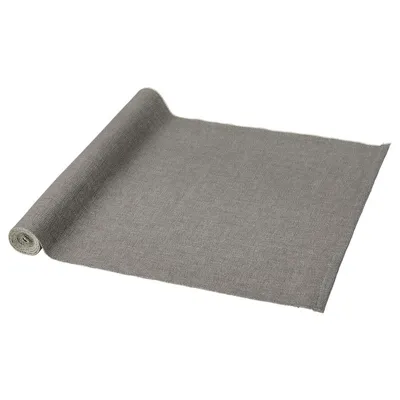 SVARTSENAP Table-runner, grey, 35x130 cm, 70533071
