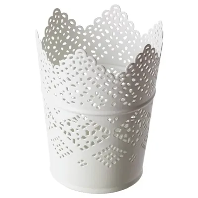 SKURAR Candle holder, white 11 cm, 80237683