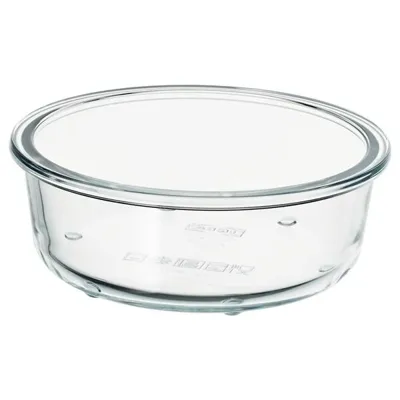 IKEA 365+ Food container, round/glass 400 ml, 80359194