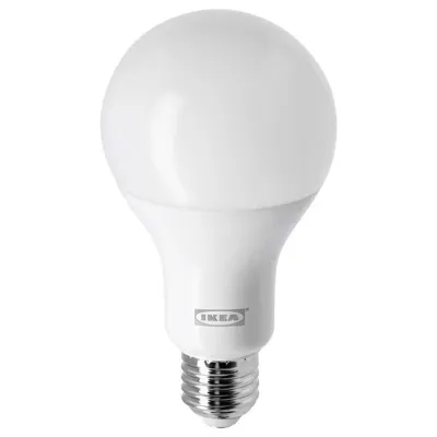 LEDARE LED bulb E27 1055 lumen, warm dimming/globe opal white, 2700 K, 80438686