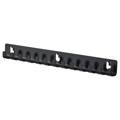 SKADIS hook rack, black, 80569936