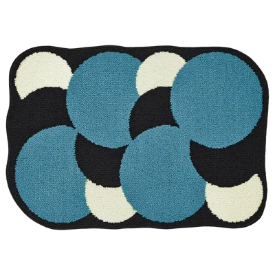 RALER door mat, blue, 40x60 cm, 80578549