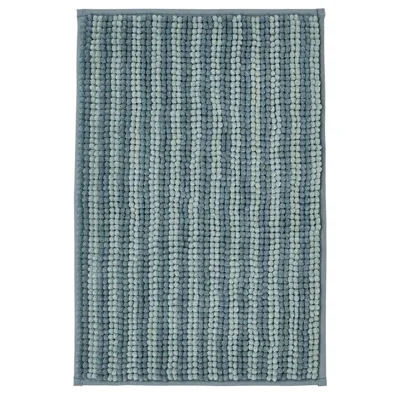 TOFTBO Bath mat, striped/blue, 40x60 cm, 80526536