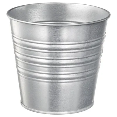 SOCKER Plant pot, in/outdoor/galvanised 12 cm, 90169443