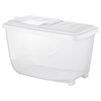 KRITISK Dry food jar with lid, white 16.0 l, 90225566