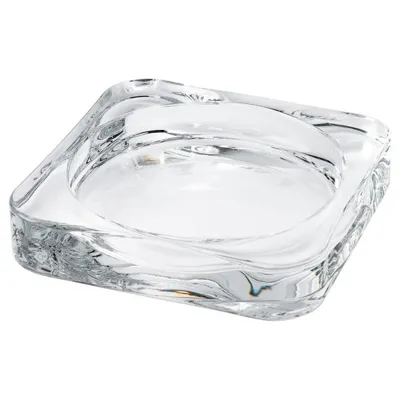GLASIG Candle dish, clear glass 10x10 cm, 90290137