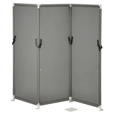 YTTERSKAR privacy screen, outdoor, grey, 185x150 cm, 90509485