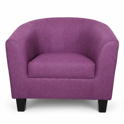 DLC Tub Armchair - Fabric Purple