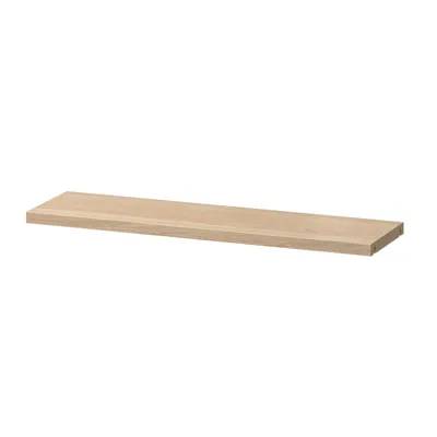 BESTA Shelf, white stained oak effect, 56x16 cm, 10352681