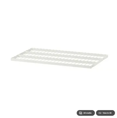 BOAXEL Wire shelf, white, 60x40 cm 30453575