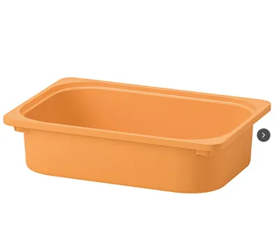 TROFAST Storage box, light orange, 42x30x10 cm 00582084