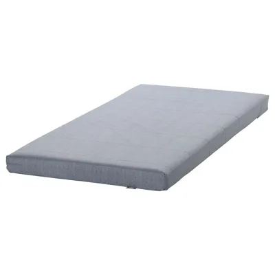 AGOTNES Foam mattress, firm/light blue, 80x200 cm, 90480854
