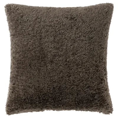ASJORDFLY Cushion cover, brown, 50x50 cm