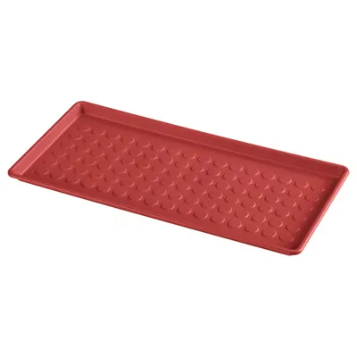 BAGGMUCK Shoe mat, in/outdoor/red, 71x35 cm
