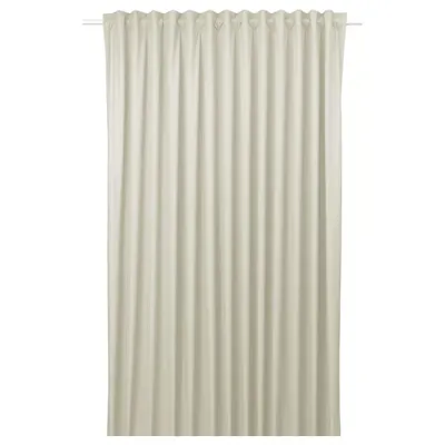 BENGTA Block-out curtain, 1 piece, beige/with heading tape, 210x250 cm, 50602150