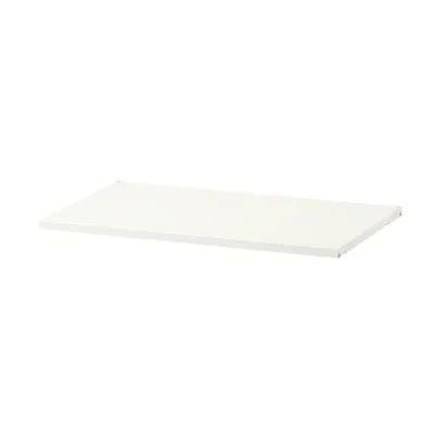 BOAXEL Shelf, metal white, 60x40 cm, 90453539