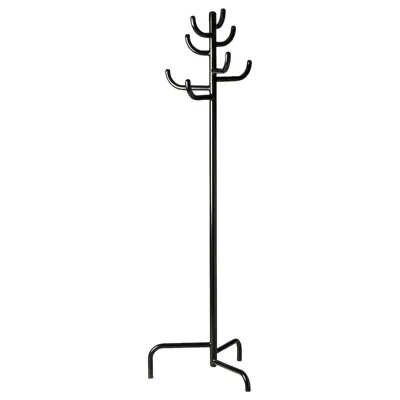 BONDSKARET Hat and coat stand, black, 175 cm, 50560447