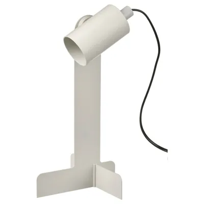 FLOTTILJ Desk lamp, beige, 90552313