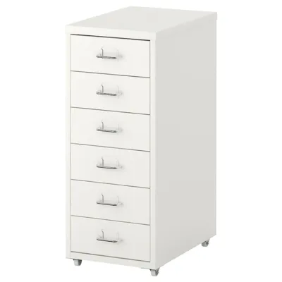 HELMER Drawer unit on castors, white, 28x69 cm, 90251046