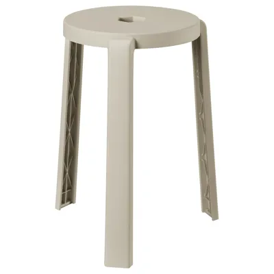 IBBARBO stool, beige, 30570174