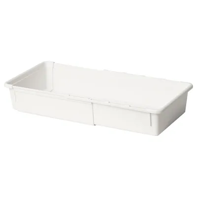 KACKLA Extendable box, white, 25-38x19 cm, 30534384