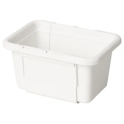KACKLA Extendable box, white, 13-18x9 cm, 00534385