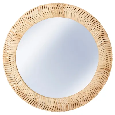 KAFFETRAD Mirror, rattan, 50 cm, 10545251